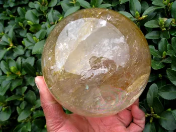 

75mm Rainbow NATURAL CLEAR QUARTZ CRYSTAL SPHERE BALL HEALING