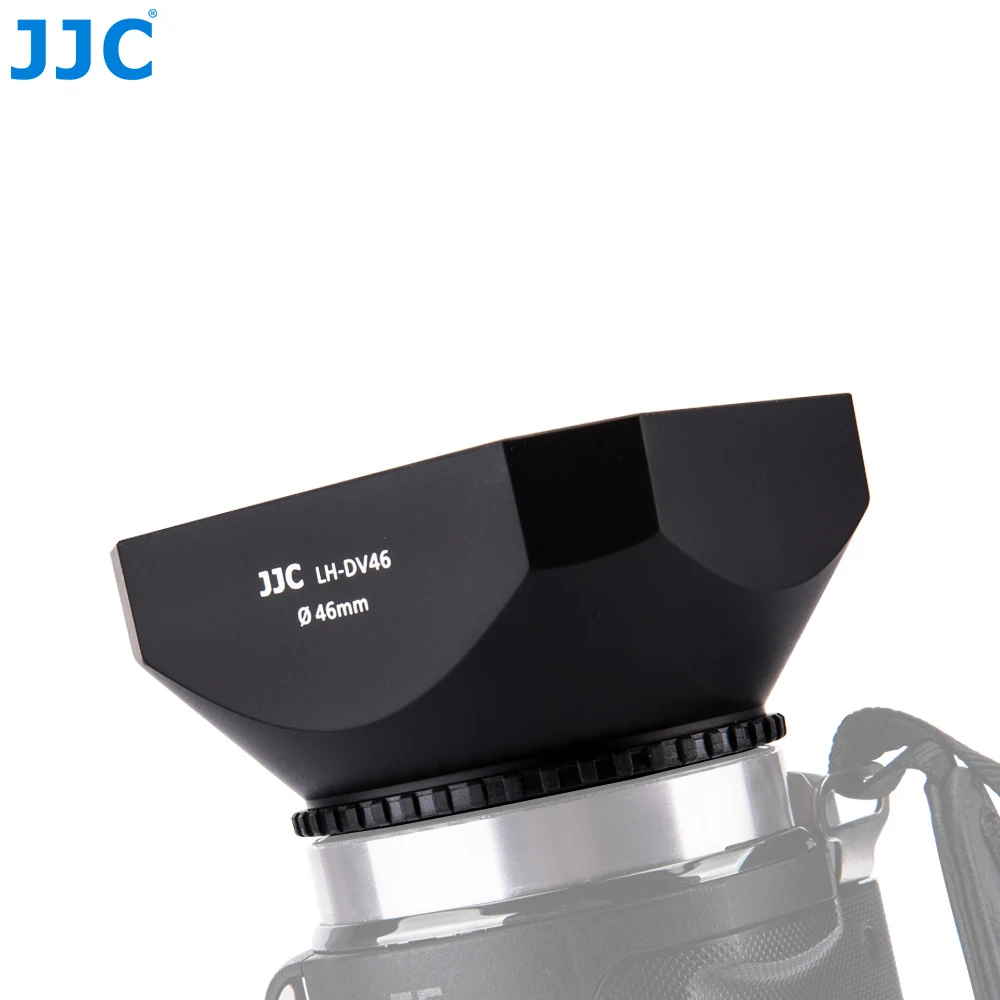 JJC 46 мм видеокамера DV винт бленда видео камера бленда с крышкой объектива хранитель для Canon sony Panasonic JVC