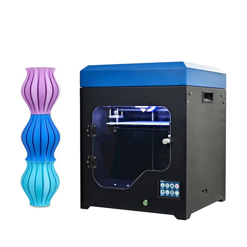 

Resume Offline Online Sd Card Usb Toy Multi Material Printing Art One Extruders Cnc Machine Small Desktop Assembled 3d Printer