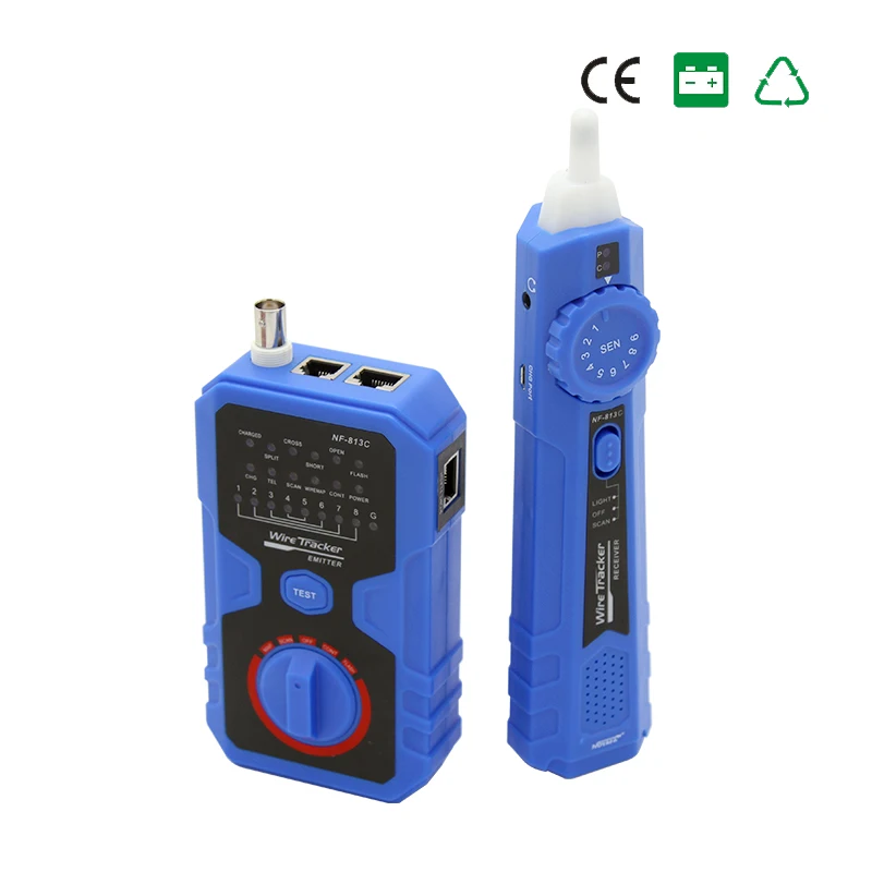 NOYAFA NF 813C Netwoek кабельный тестер для RJ45 и RJ11 BNC провода трекер|Сетевые инструменты| |