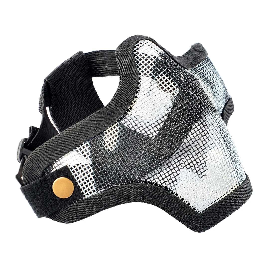 

Airsoft Paintball Cool Adjustable Face Mask Outdoor Soft Bullet Safety Tactical Mask for WarGame Shooting Protective Mask 2019