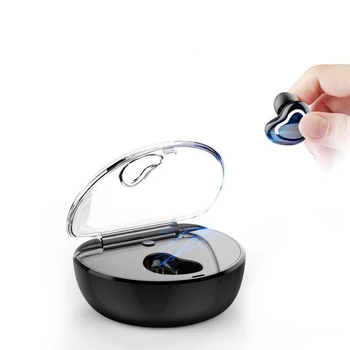 

1pc Mini Bluetooth Earphone Invisible Wireless Headset Earbuds with Charging Pod for Sports GY88