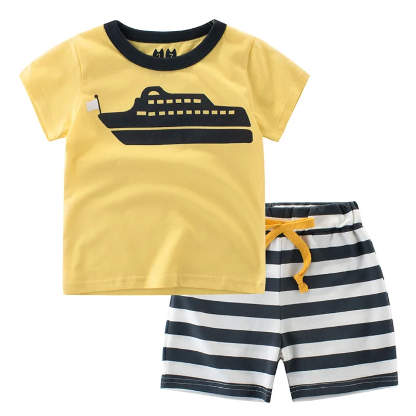 B-b-Gar-ons-Ensembles-D-t-Enfants-de-V-tements-de-Bande-Dessin-e-Manches (1)