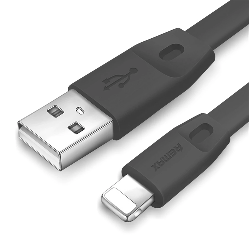 Remax 1 м 2 м USB кабель для синхронизации данных для iPhone 6 6S 7 8 Plus 5S X XR XS Max iPad Air 2 Быстрая зарядка USB ЗУ для мобильного телефона Кабели