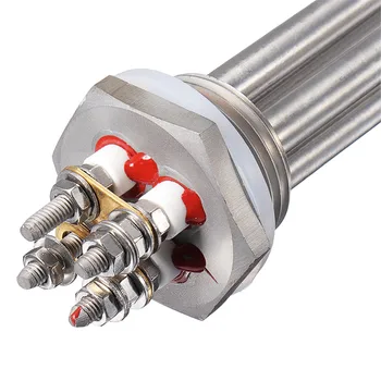 

Free shipping Water Heating Element Screw Plug Tube Immersion Screw-in Tubular DC 24V 600W 1 INCH NPT DN50