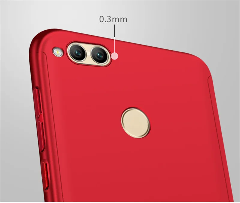luxury 360 hard plastic full cover for huawei honor 6x 7x   10