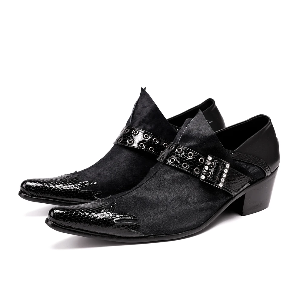 Christia Bella Мужская деловая обувь Свадебная обувь с пряжкой Мужские модельные туфли большой размер 38-47 Пояса из натуральной кожи мужские