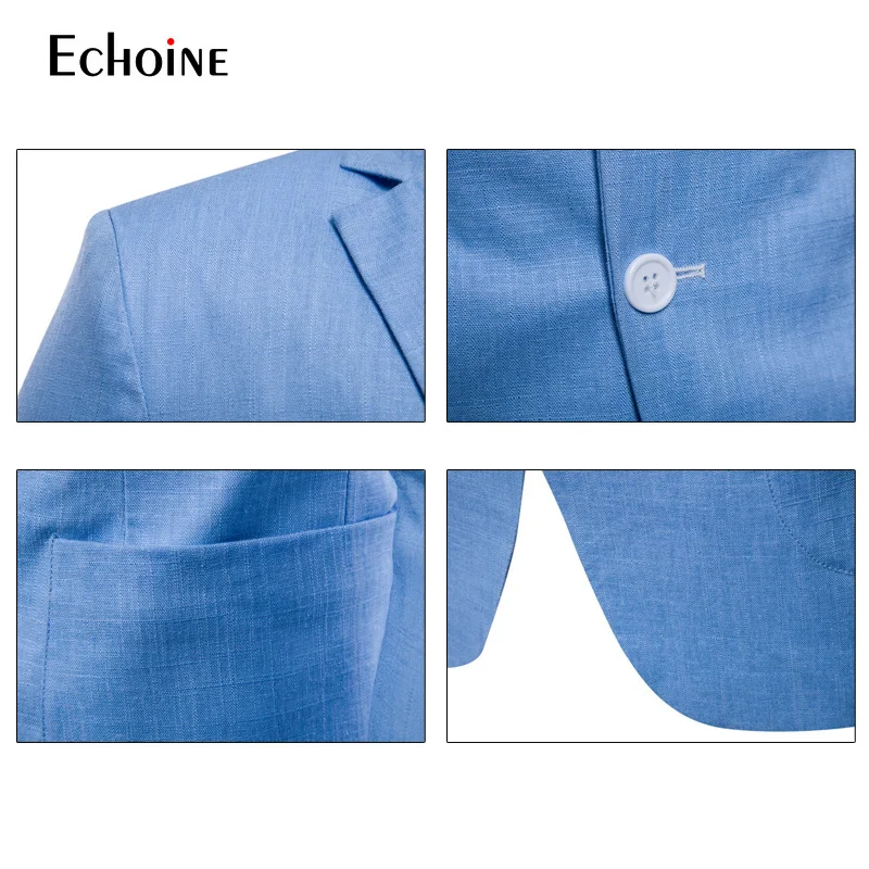 Fashion Cotton linen summer men comfort blazer Mens 2019 New Slim Fit Jacket Suits Blazers Men Quality Casual suit plus size 4XL Fashion Cotton linen summer men comfort blazer Mens 2019 New Slim Fit Jacket Suits Blazers Men Quality Casual suit plus size 4XL