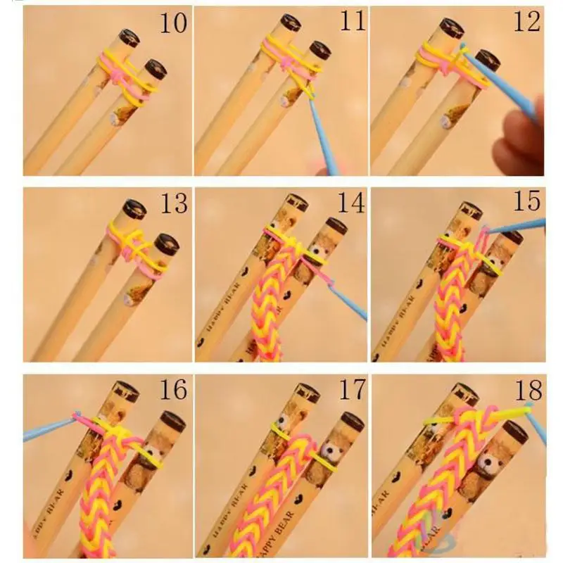 300pcs DIY Rubber Bands Bracelet For Kids Or Hair Rubber Loom Bands Refill Band Loom Band Kit DIY Gift