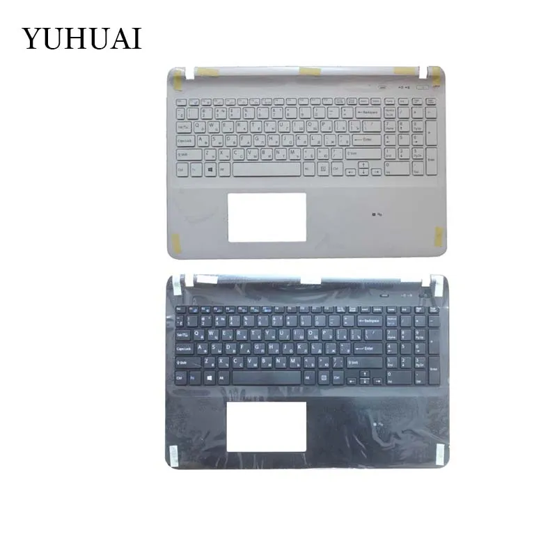 

NEW laptop Russian keyboard for sony SVF1521K1EB svf1521p1r SVF152C29M SVF1521V6E RU keyboard with frame Palmrest Cover