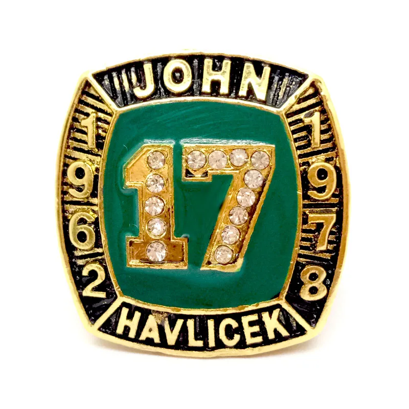 

1962-1978 JOHN HAVLICEK Hall of Fame Ring With Wooden Box