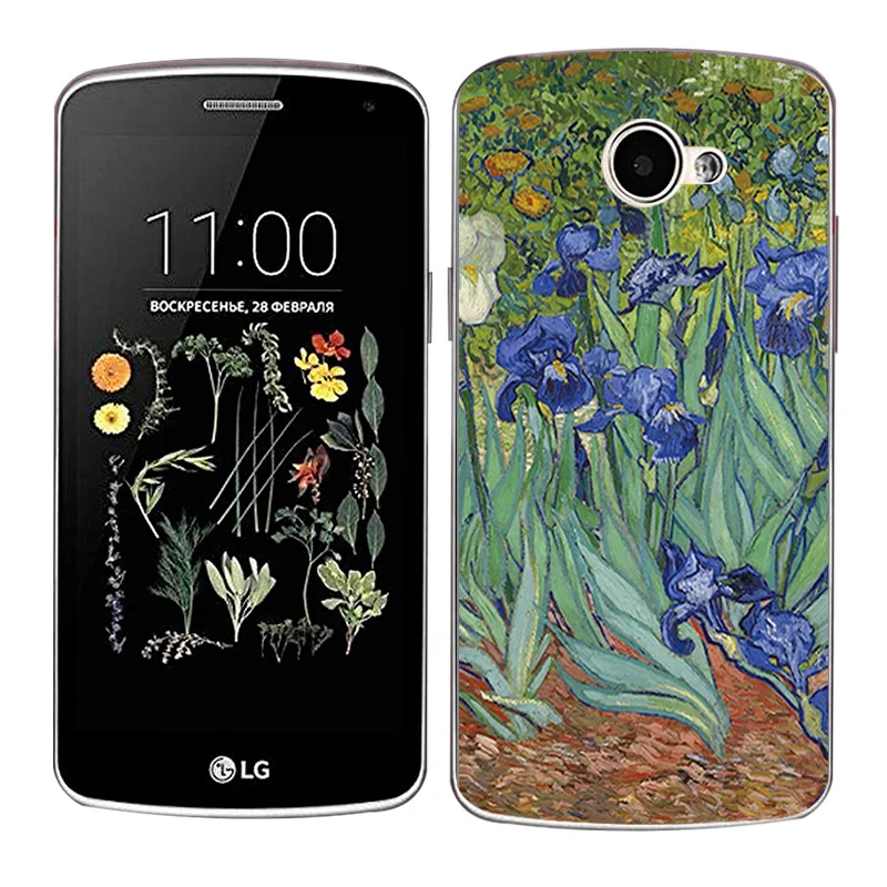 Чехол для LG K5 с цветочным рисунком, роскошный мягкий чехол из ТПУ для LG K5 X220 X220DS 5," K 5, чехол для телефона, задняя крышка для LG K5 Funda