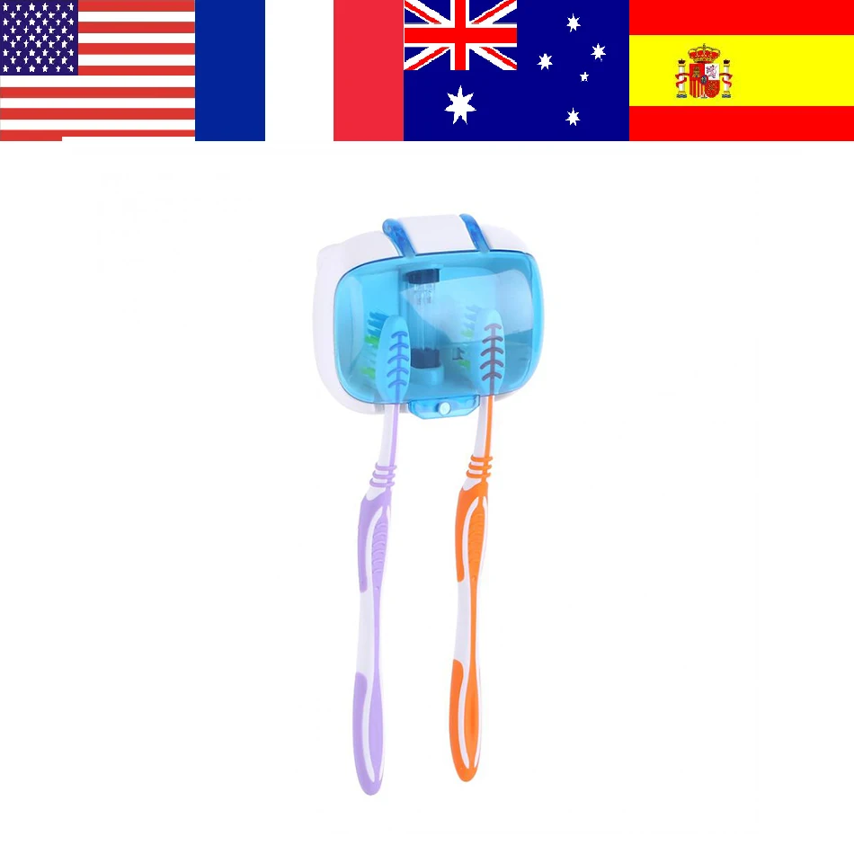 Toothbrush sterilizer UV Light Toothbrush Holder Wall Mounted Sterilizer Sanitizer Cleaner Brush