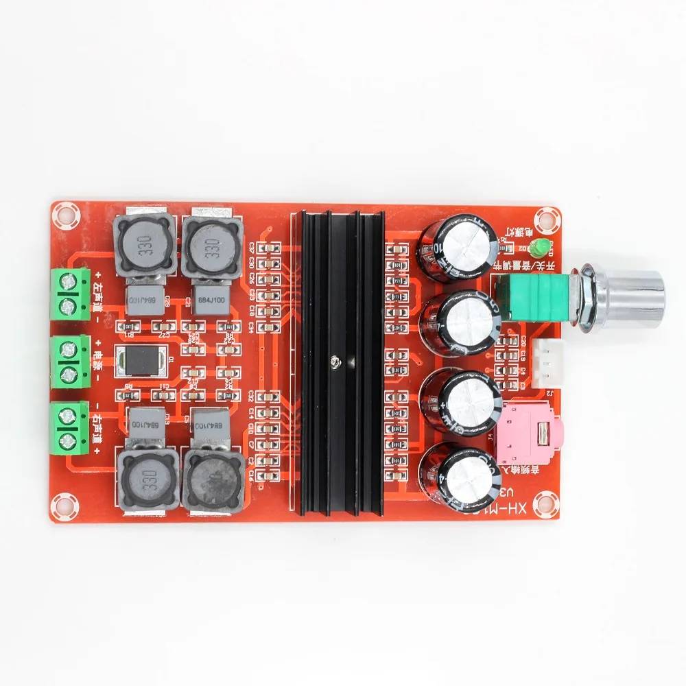 Высокая мощность Цифровые усилители доска TDA3116D2 Двухканальный аудио усилитель доска 12-24 В 100Wx2