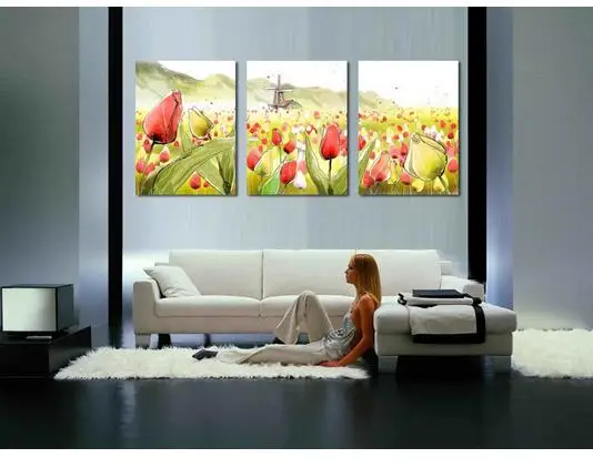 Blauwe muren woonkamer: donkere muren woonkamer kunst aan een ...