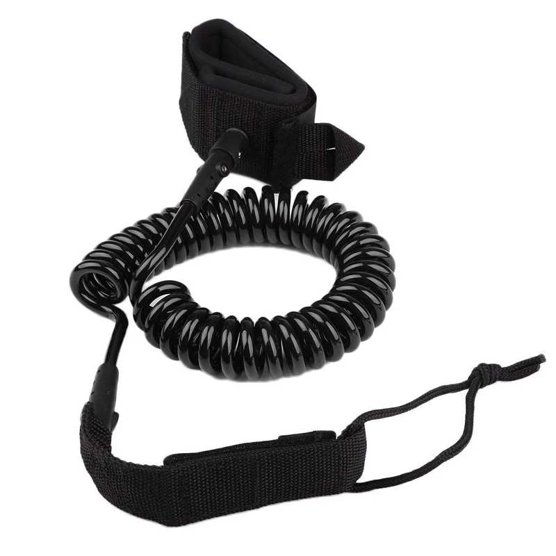 

Surf Board Coiled Foot Long Bodyboard Adjustable Leash Surfboard Paddle Strap Wrist Ankle Safety Swivel Leash Rope For Surfing