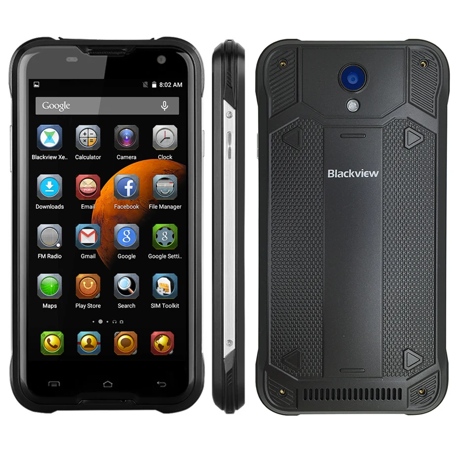 Blackview BV5000 водонепроницаемый оранжевый мобильный телефон Android 6 0 MTK6735 5 дюймов HD gps