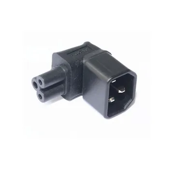 

LBSC IEC 320 C14 To C5 Female Laptop Printer Power angled Adatper Connector