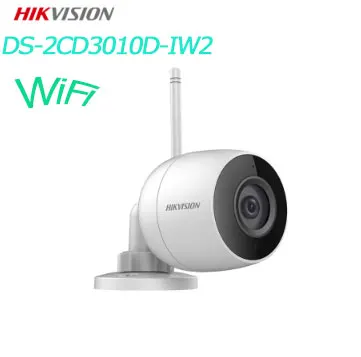 

HIKVISION CCTV IP Camera DS-2CD3010D-IW2 4MP Bullet Security IP Camera with POE Network camera Security Cameras Surveillance