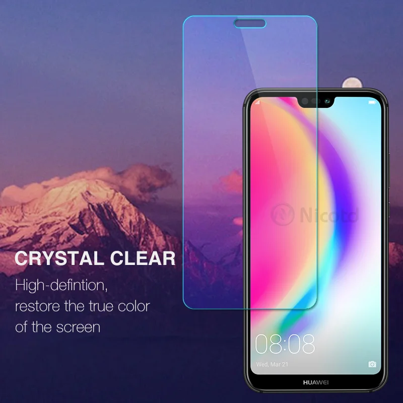 2pcs Tempered Glass For Huawei P20 lite P10 Mate 10 20 Lite Screen Protector For Nova 4 3 3i 9H Tempered Glass Protective Film (2)