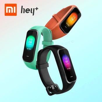 

Pre-Sale Xiaomi Hey Plus 1S Smartband 0.95 Inch AMOLED Color Screen Builtin Multifunction NFC Heart Rate Monitor Hey+ 1S Band