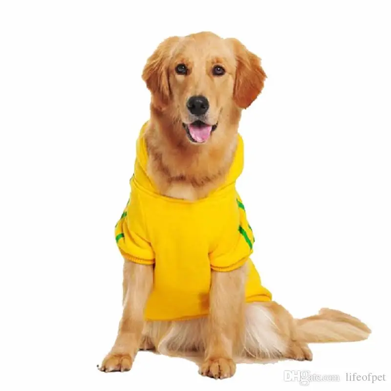 Большая собака одежда для золотистый ретривер Товары для собак большой Размеры зима Товары для собак пальто с капюшоном одежда Костюмы для