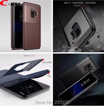 

C-ku For Samsung Galaxy S9 PLUS Armor Hybrid Hard PC TPU Case Shockproof 2 in 1 Impact Heavy Duty Durable Rubber gel Cover 50pcs