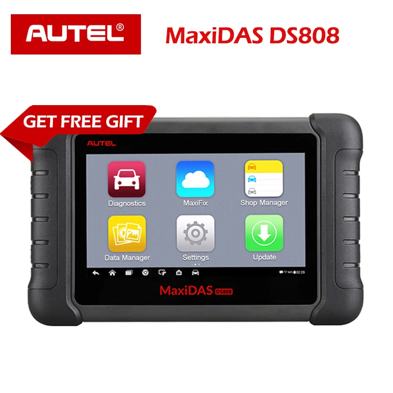 

Autel MaxiDAS DS808 Car Diagnostic OBD OBD2 Diagnostic Tool Scan Tool Oil Reset TPMS SAS EPB DPF OBD 2 scanner automotivo Auto