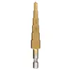 New Arrival 3Pcs/Set Column Large HSS Steel Step Cone Drill Titanium Bit Hole Cutter Punch Step ► Photo 3/6