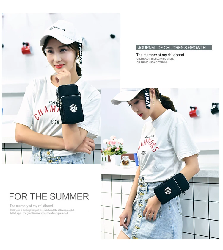 2019 New Sports Wallet Mobile Phone Bag For iPhone Xs X Samsung S9 Huawei P20 Pocket Bag Outdoor Arm Shoulder Handbag Case 2019 New Sports Wallet Mobile Phone Bag For iPhone Xs X Samsung S9 Huawei P20 Pocket Bag Outdoor Arm Shoulder Handbag Case