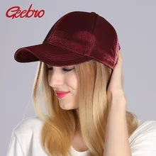 Бренд Geebro,, Весенняя Вельветовая бейсболка, женская, простая, черная, мужская, модная, чистая Кепка, s, плоская кепка, Bone Gorras Casquette