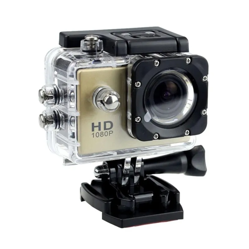 SJ4000 Спортивная камера 1080P автомобильная камера Full HD Водонепроницаемая Спортивная DV экшн-Камера Встроенная видеокамера 900mAh - Цвет: gold