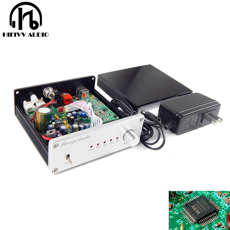 

hifi DAC decoder AK4490 ak4493 AK4118 DAC Support coaxial optical USB Bluetooth input RCA output