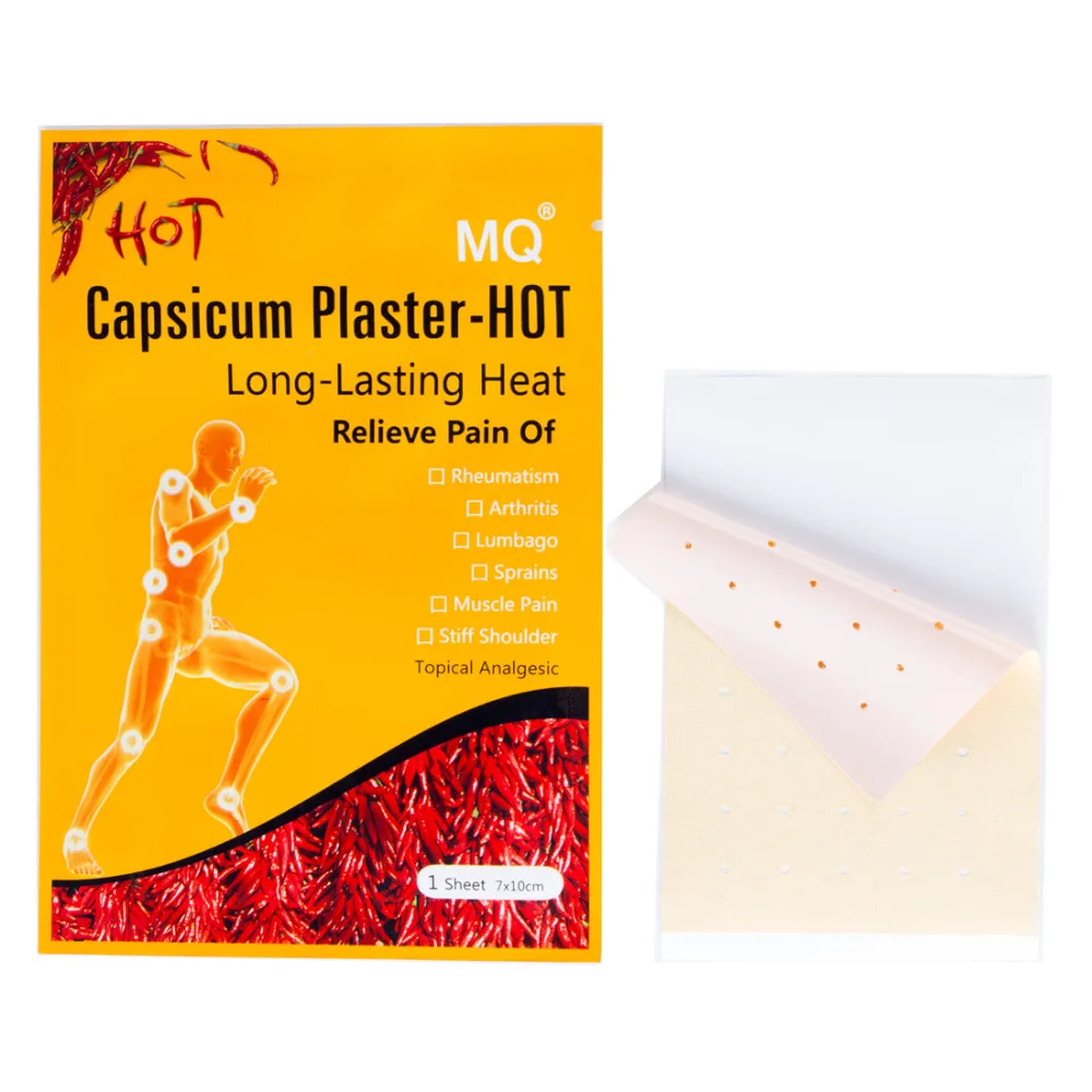40pcs Chinese Herbal Patches Arthritis Heating Capsicum Plaster Natural Medical Joint Pain