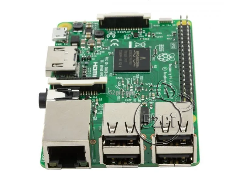 4 в 1 комплект с Raspberry Pi 3 Model B+ прозрачный акриловый футляр корпус с внешним охлаждающим вентилятором+ медные радиаторы