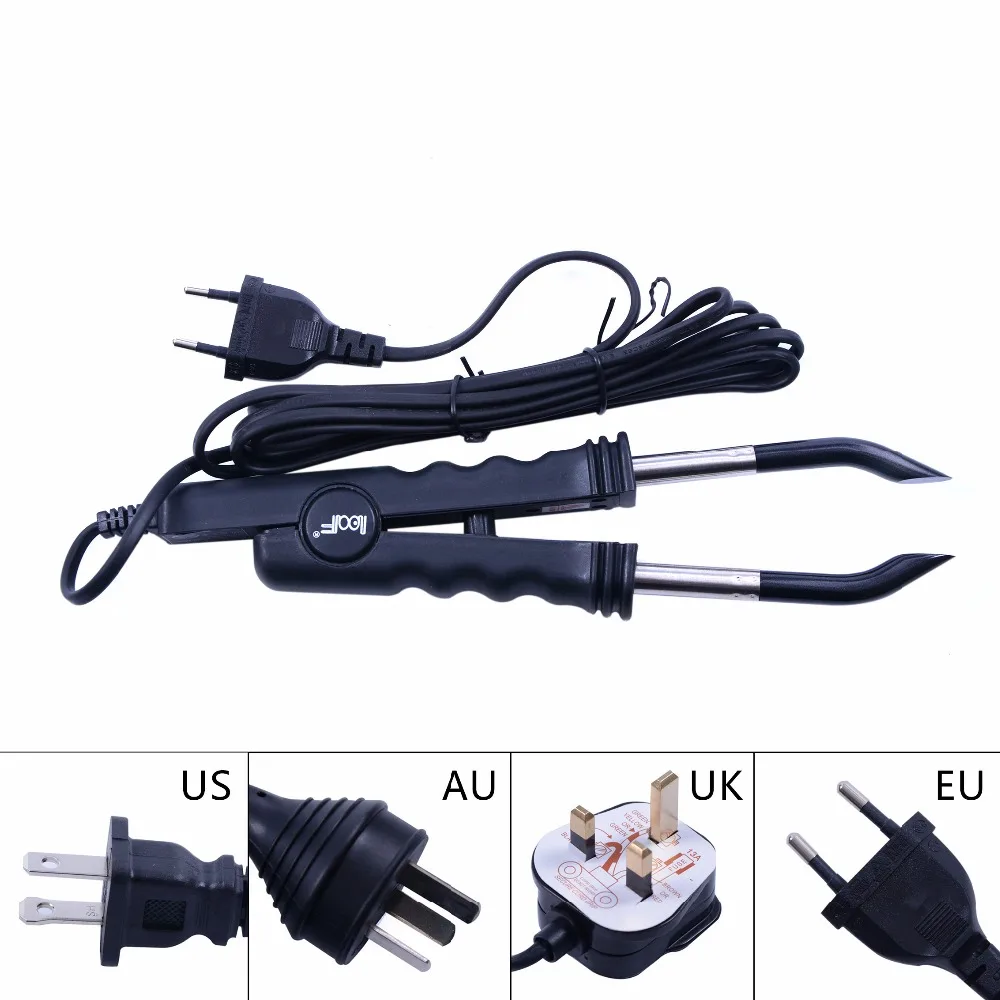 Продажа Профессиональная переменная постоянная Тепловая плоская пластина fusion Наращивание волос Кератиновое склеивание салонный инструмент Тепло...