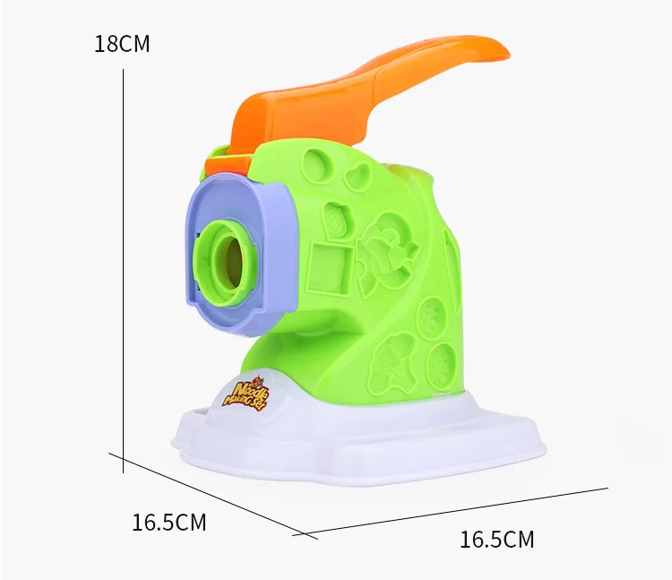 Цветная грязь 3D Защита окружающей среды резиновая лапша машина плесень набор, дети ручной работы DIY легкие глиняные игрушки