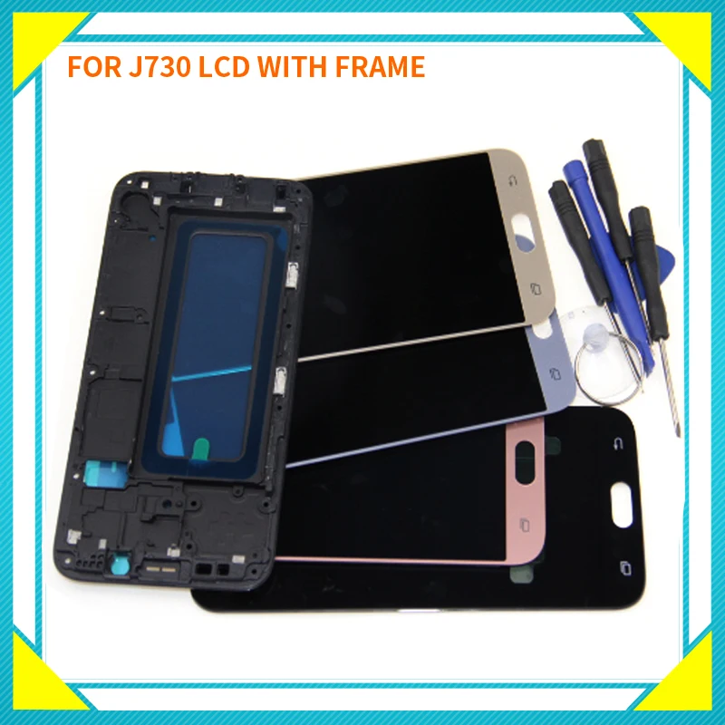 J730 ЖК-дисплей для Samsung Galaxy J7 Pro 2017 J730F и сенсорный экран дигитайзер сборка |