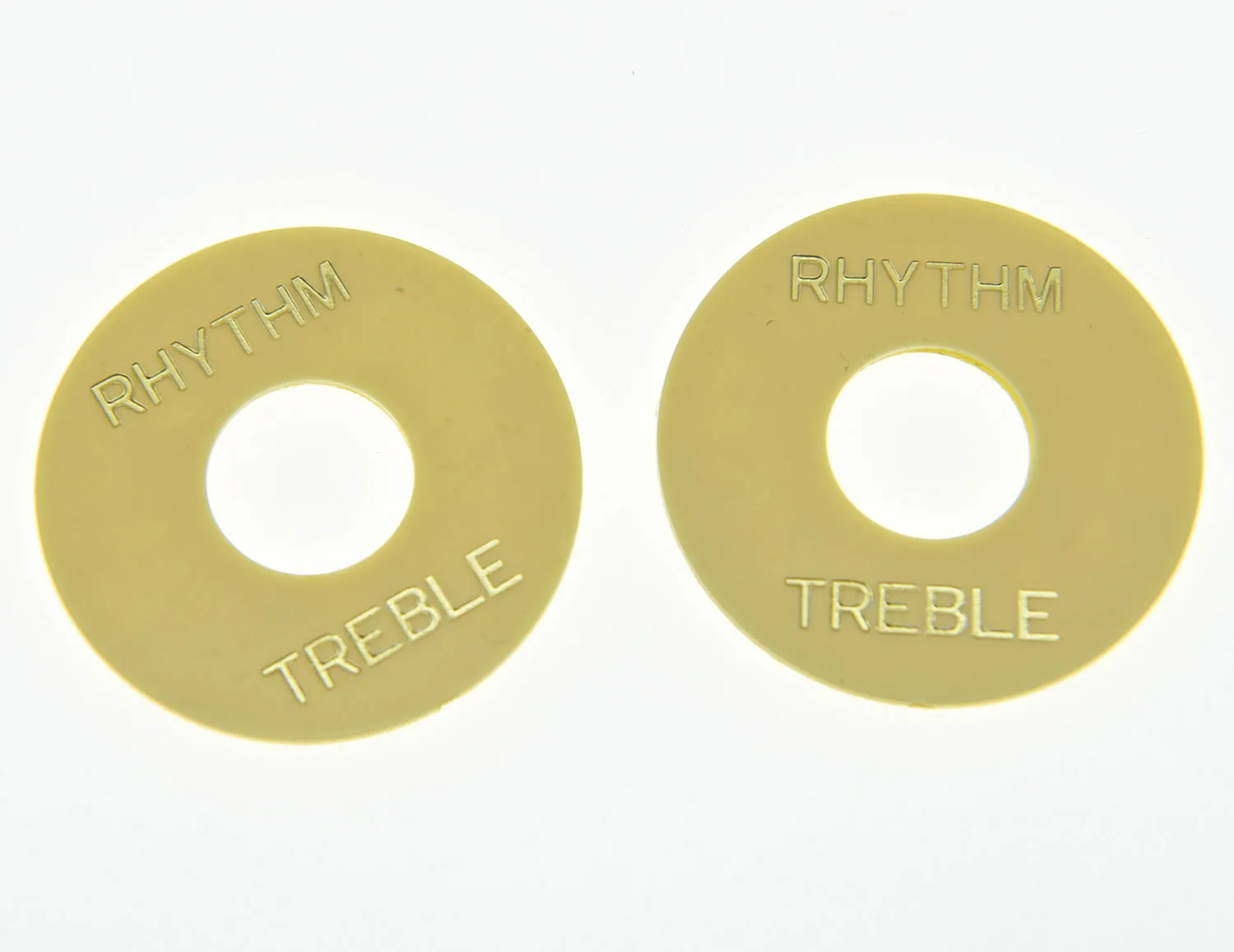 2 Pz Crema Chitarra Toggle Switch Rondella Ritmo Treble Anello Adatto Lp