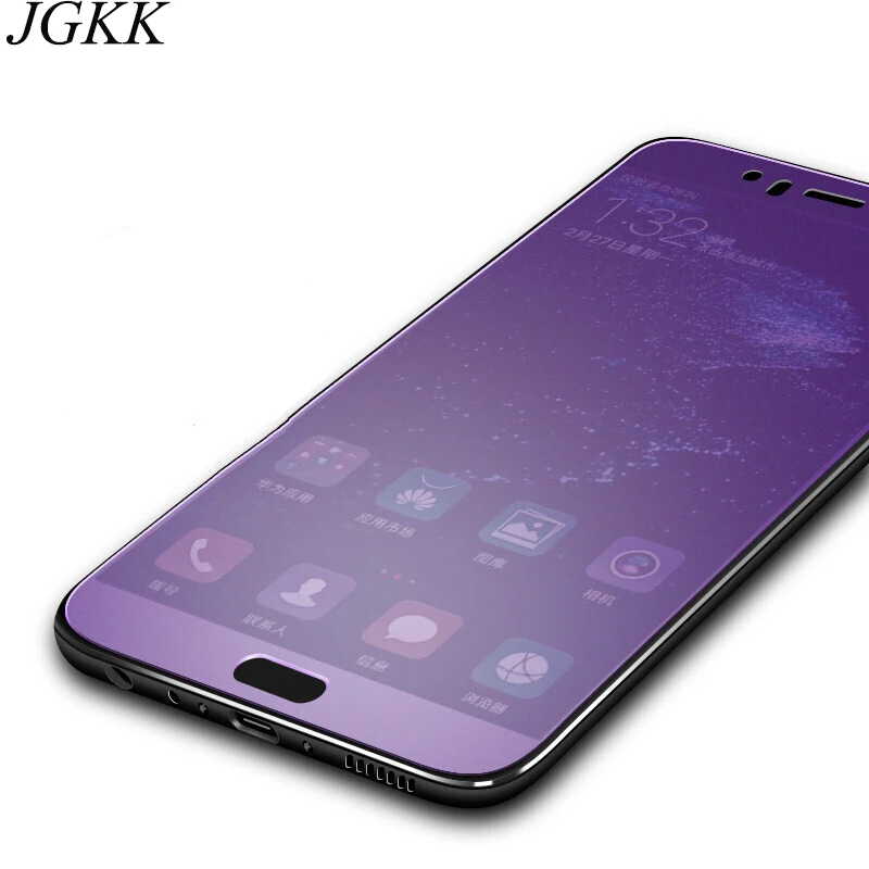 

JGKK Anti-blue Matte Tempered Glass For Huawei P20 Pro Lite P10 Lite Plus Frosted Screen Protector For Huawei P Smart Enjoy 7S