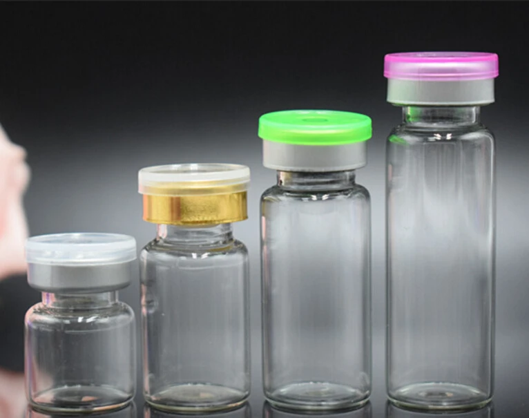 Hot Sale 500 x 7ML Clear Glass vials & Flip Off Cap 7CC Transparent