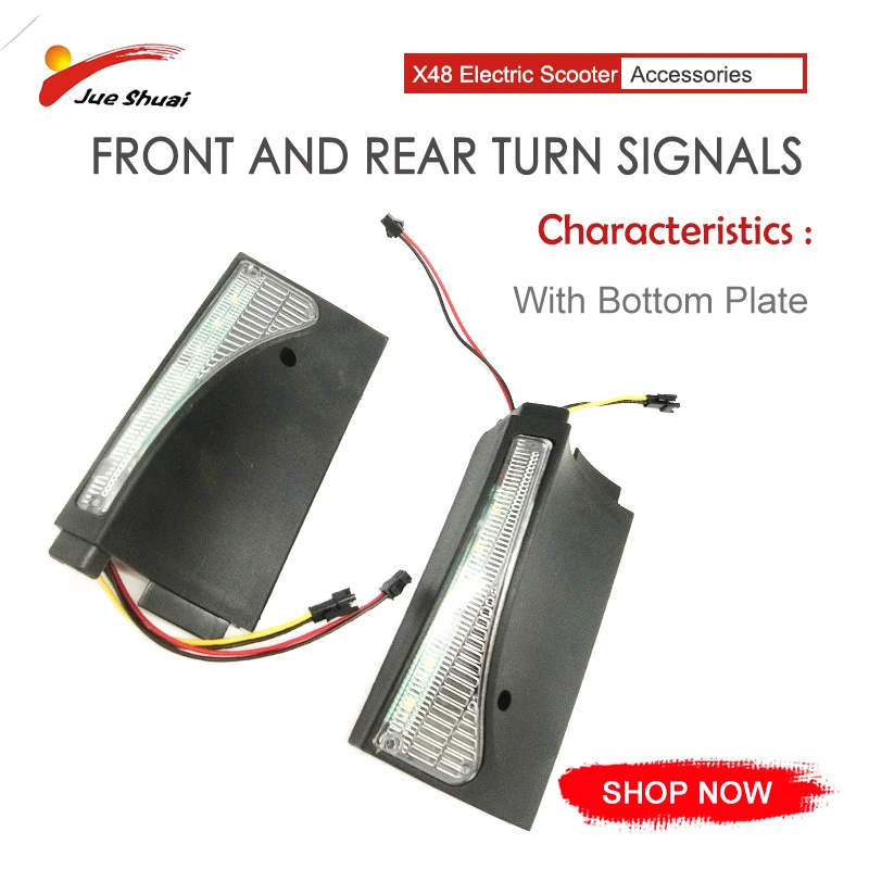Turn Signal black color for X48 electric scooter 10inch powerful