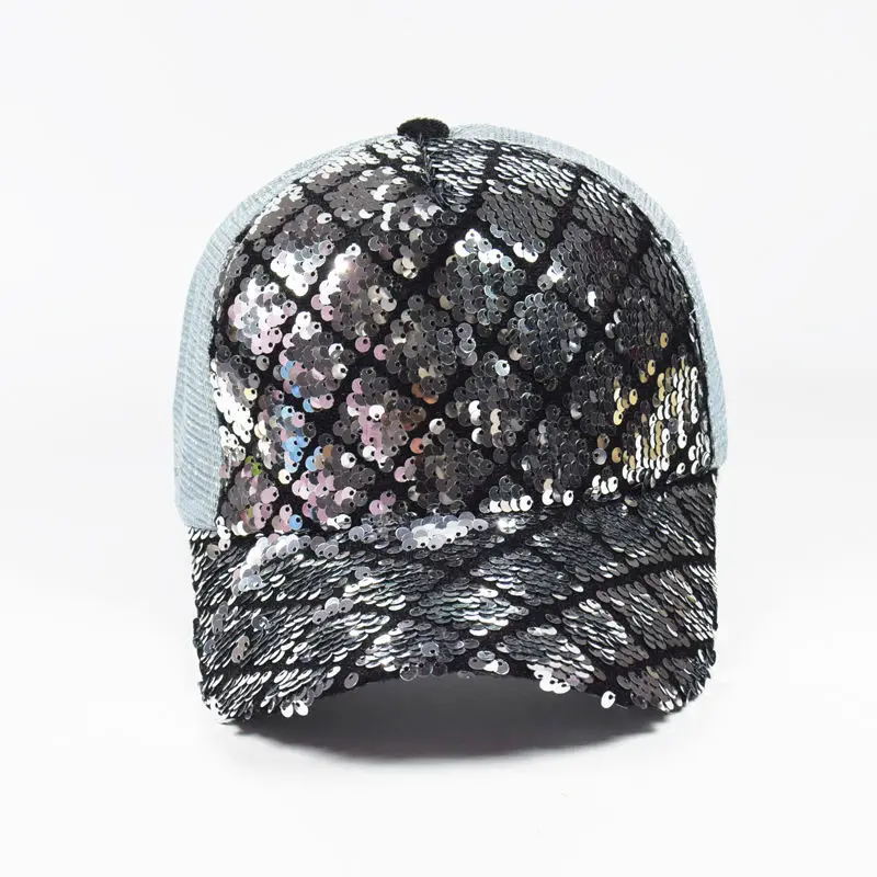 Взрослый размер быстрый логотип snapback шапки сетки Блестящий узор бейсбольную кепку caps