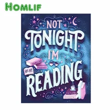 Полная квадратная дрель на заказ алмазная живопись мультфильм "Чтение" Рождественская открытка kerstkaart Элвиса Хэллоуин украшение картина поезд