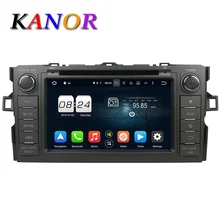 KANOR 4G 32G Octa Core Android 6 0 Car Multimedia Player For Toyota Auris With GPS