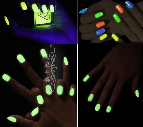 5 Colors Mixed Luminous Powder Phosphor Pigment Coating DIY Decoration Material Glow in Dark Powder Pigment