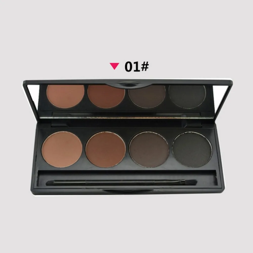

Woman Fashion Makeup Silky Dual Modeling 4 Colors Eye Brow Powder Eyeshadow