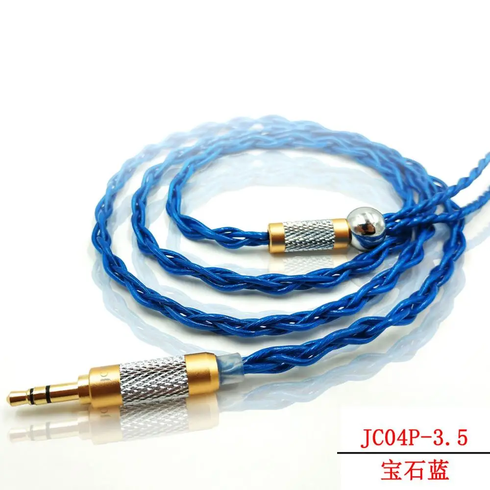

JC16 6N OFC 16 Shares 480 Cores Earphone Upgrade Cable For se215 se535 0.78mm IE80 MMCX IM A2DC ZSN QDC UE Series