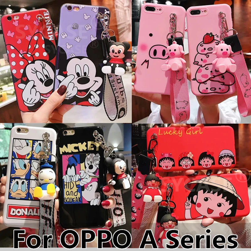 SYCASE Cute Minnie Mickey couple shell For OPPO A3 A5 F7