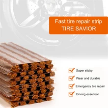 1 Set Car Tire Repair Rubber Strip Block Air Leaking Rubber Cement For Car Truck Motorbike Tubeless Tire Auto Accessories